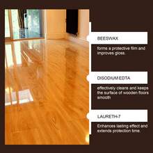 Wood Floor Beeswax Care Spray Wood Floor Cleaning, Polishing, Scratch Repair & Renewal Care - 1PCS - 查看 3
