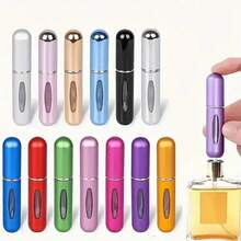 1pc 2pcs 5pcslravel Mini Perfume Refilable Atomizer Container, Portable Perfume Scent Pump Case Fragrance Empty Spray Bottle For Raveling And Outgoing - Random Color - View 3