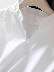 女士夏季休闲纯色抽绳腰无袖衬衫。女士无袖衬衫上衣