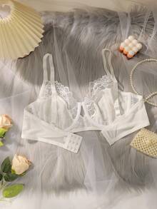 حمالة صدر مطرزة قابلة للتعديل بحجم كبير، مثيرة وداعمة للصدر