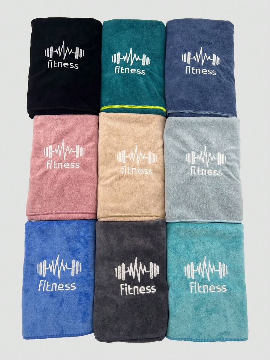 Multicolour Fitness Towels Bigger Size Super Soft For Exercise, Fitness, Sports, Workout, Travel, Beach, Hiking, Mountaineering, Camping, Backpacking, Picnicking Or Any Other Sports And Outdoor Activities, And Can Also Be Used For Daily Use15.8-Inch X 37.4-Inch Quick-Drying Towels