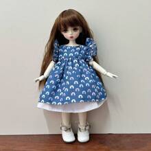 1 pieza Vestido elegante de fiesta de 11.5" para muñeca de moda de 30cm, ropa informal de falda de princesa para muñecas BJD 1/6 DIY Accesorios