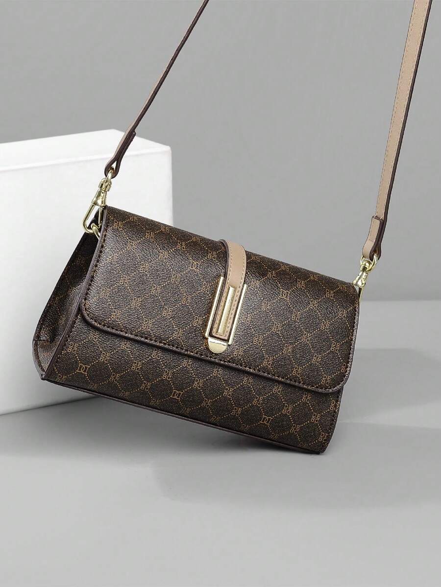 Fashionable , Light Luxury, Versatile And Convenient One-Shoulder Cross-Body Bag - 卡其色 - 查看 1