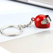 1PC Custom Initial Name Motorcycle Helmet Keyring, Mini Motorbike Helmet Keychain, Personalized Biker Key Ring, Gift For Motorcycle Riders Dad,Multi-Functional,Durable,Ornamental,Reusable,Exquisite,Stylish,High-Quality,Colorful,Modern,Custom,Personalized,Unique