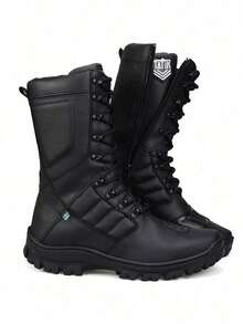 Military Boot Men's Tactical Combat Boots Zipper Comfort Insole Tátik Boots