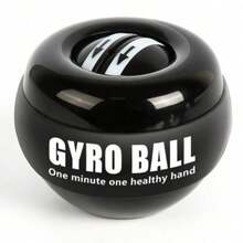 1个手指静音握力训练器，腕部锻炼螺旋球训练器，健身减压腕球 - 计数陀螺健身器，家用握力训练器（不带照明）