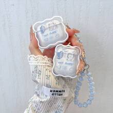 Fan-Shaped Dog Silicone Protective Case Compatible With Apple Bluetooth Earphones, Anti-Drop Anti-Scratch - Multicolor - View 2