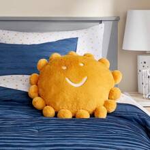 Sunshine  Pillow With Poms - Pillowfort ™ - 1 - View 2