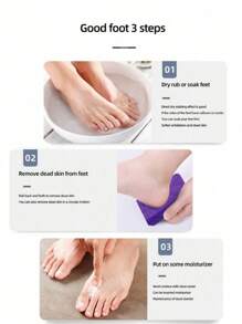 1pc Natural Pumice Stone For Feet Calluses, Natural Foot File Scrubber For Feet And Hands, Pedicure Tools To Remove Dead Hard Skin, For Spa Massage Heel Scrub