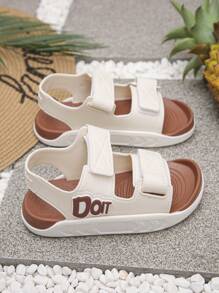 1 par de sandalias deportivas casuales de verano con suela blanda para hombres, mujeres y niños