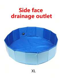 Foldable Pet Shower Bathing Tub, Portable Pet Bath Pool, Movable Dog Swimming Pool, Collapsible Pet Swimming Pool, Small Portable Pool, Suitable For Small, Medium And Large Dogs And Cats - Multicolor - View 13