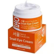 Seoul Ceuticals Korean Skin Care Snail Eye Cream - 97.5% Snail Mucin Korean Beauty Skincare Anti Aging Under Eye Cream With Centella Asiatica, .5 Oz - 1 - View 7