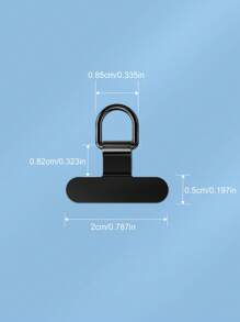 Phone Lanyard Accessories: Mini Side Hanging Pad, Super Thin Back Sticker To Prevent Loss, Secure Connection Pad, Single Ear Mini Phone Clip, Phone Lanyard Matching Parts
