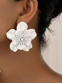 1 Paar elegante romantische süße Blumen Ohrstecker im Urlaubsstil für Frauen, geeignet für Festivals, Geburtstage, Dates, Tänze, Bankette, Hochzeiten, Partys, Urlaub, Einkaufen, tägliche Wege Valentinstag, Muttertag, Mutter, Geschenk