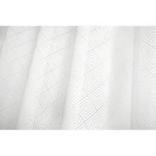 Gauze Curtain With Geometric Pattern(1 Piece), 140 X 280 Cm, For Modern Living Spaces, Ideal For Natural Light And Stylish Furnishings. - trắng - Xem 3