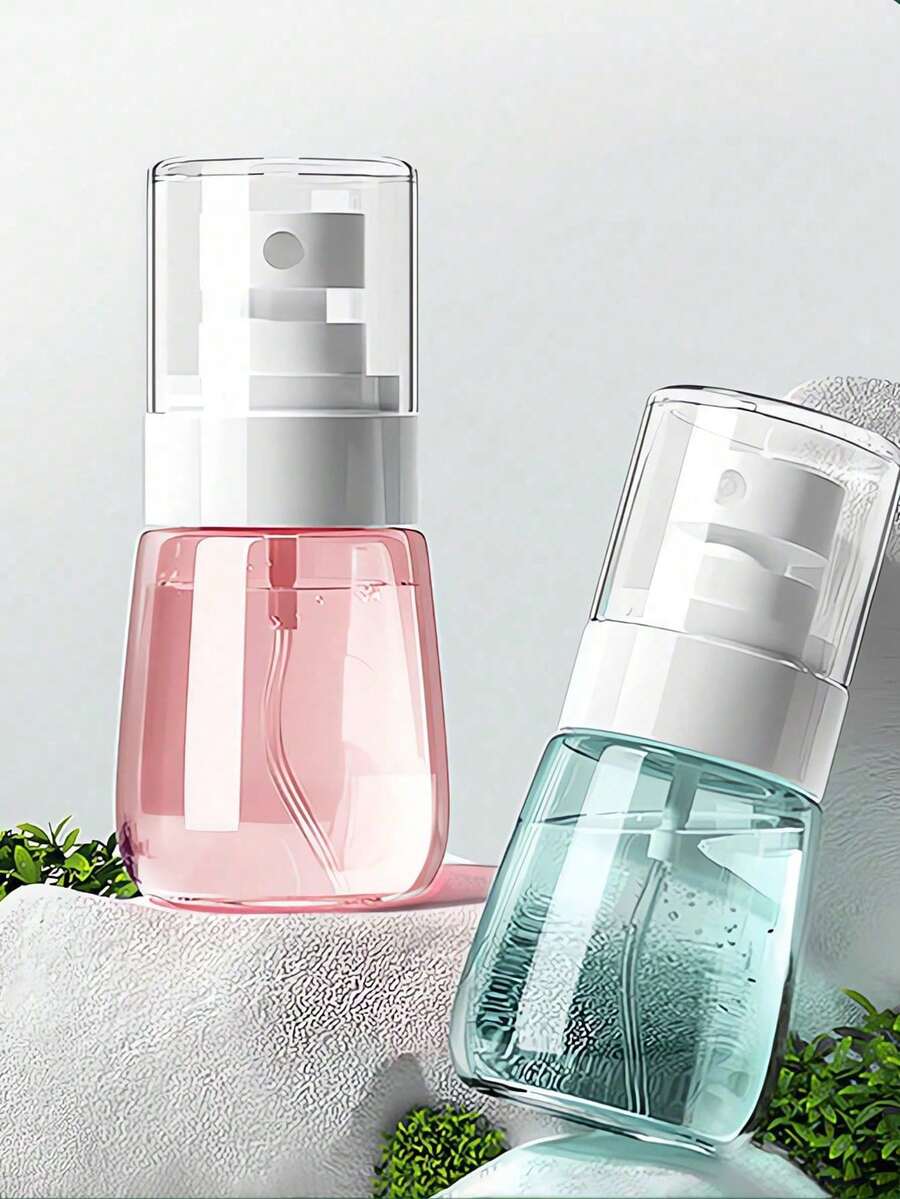 1 件迷你头发清新喷雾器 - 超细雾 360 度造型师喷雾器，带香水雾化泵，60 毫升和 30 毫升容量，可再填充透明容器，小巧便携 - 彩色 - 查看 1