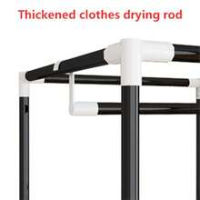 170*170 Closet Armable Ropero Rack Guardaropa Recamara Organizacion - Azul Marino - Ver 6