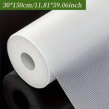 1 Roll - Premium Waterproof Non-Slip Vinyl Shelf Liner With EVA Drill Point Texture - Perfect For Kitchen Cabinets, Desktops, Refrigerators, Wardrobes & Shoe Racks - Glue-Free, Easy To Clean, Shelf Liners Kitchen Items Kitchen Accessories Kitchen Tools - Multicolor - View 10