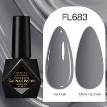 FOUR LILY 10ml Blue Gel Nail Polish, French Nail Gel Polish, Soak Off UV Light Cure Gel Polish, Art Design Manicure Salon DIY Salon Gel - Multicolor - View 17