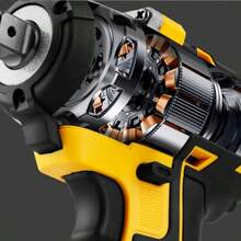 Impact Wrench, 20V Impact Brushless Motor, 1/2 Inch Electric Impact Gun, High Torque Brushless Impact Wrench With 3.0Ah Battery, Fast Charger