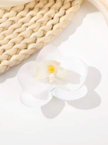 8 Stücke/1 Stück modische boho Orchideen Kunstblumen Haarspangen Klauen Haarklammern Haarspangen