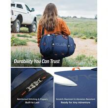 Tolaccea Travel Laptop Backpack Large Carry On Backpack Flight Appd Convertible Duffle Lage Bag Daypack Work Busin Rucksack Fits 16" Laptop For Men Women 3 Carrying Ways 40L-55L Expandable - Navy - View 8