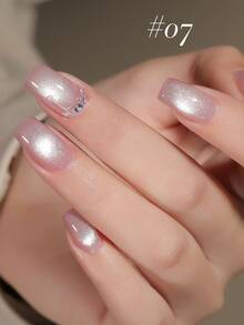 XEIJAYI XEJAYI 12-Color 15ml Cat Eye Gel Nail Polish Set,UV LED Soaking Nail Gel, Semi-Permanent, DIY Salon Quality Nail Art Gel For Spring And Summer - Multicolor - View 5