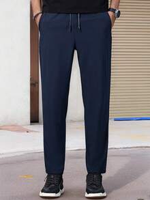 Casual Blue Pants, Comfortable And Suitable For Daily Wear, Easily Create A Fashionable Casual Look - Blue - View 5