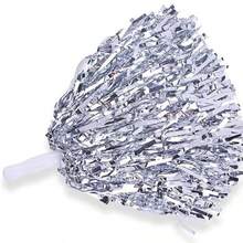 Pompons de majorette, boules de pompoms colorées avec poignée convenant aux compétitions sportives, représentations sur scène, festivals et fêtes - Multicolore - Voir 10