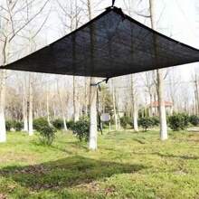 1 pièce Filet de protection solaire en PEHD noir anti-UV pour plantes grasses de jardin, filet d'ombrage extérieur