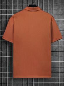 Camisa polo de manga corta con estampado de cuadros y rayas, de uso diario, casual, deportivo y laboral, para hombres, para salir