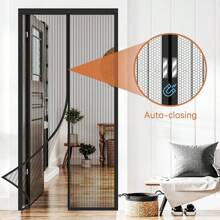 Mosquitera magnética para puerta, evita que los insectos y mosquitos entren, malla para puerta de uso intensivo sin necesidad de taladrar para su instalación, malla para aislamiento de insectos para balcón, patio, sala de estar, dormitorio | Puerta divisoria de malla |