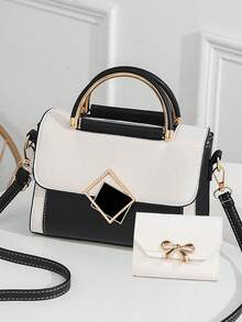 New Women's Bag And Premium Wallet Set, Suitable For Crossbody Bag, Shoulder Bag, Handbag - Multicolor - View 11