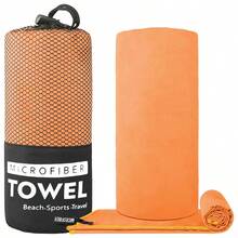 Toalla de fitness de microfibra - Toalla de microfibra ultra suave de secado rápido, esencial absorbente para camping y viajes, toalla de sudor absorbente para entrenamiento y yoga, compacta y ligera para viajes, playa, natación, senderismo, gimnasio, camping, mochilero, piscina, barco, autocaravana, picnics y talla grande - Toalla de baño portátil para deportes, actividades al aire libre y uso diario - Multicolor - Ver 13