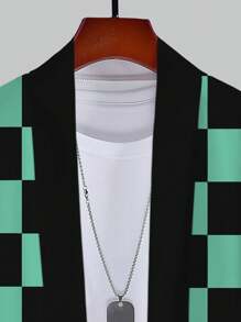 Men's Japanese Anime COS Printed Polyester Casual Summer Sunscreen Outfit