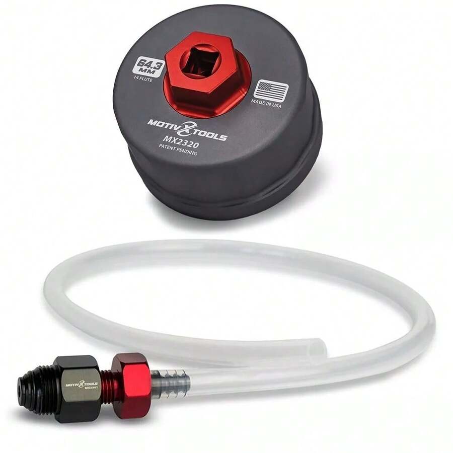 Motivx Tools Oil Filter Wrench And Drain Tool Bundle For 2.0L - 5.7L Engines - default - View 1