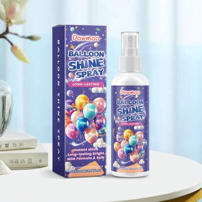 Spray de brillo para globos - Spray brillante de larga duración, adecuado para bodas, fiestas y múltiples ocasiones
