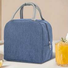 1 件成人可重复使用保温午餐袋，小尺寸防漏便携式午餐手提袋，适合工作和野餐，返回学校用品袋，用于学校配件学校用品