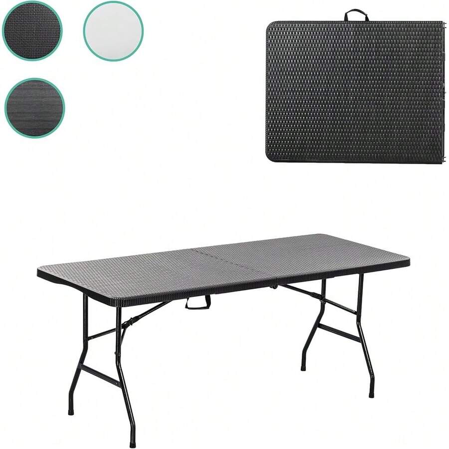 Folding Tables - Rattan - View 1