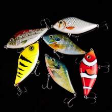 Esche da pesca da 10cm e 45g, hard plastic, galleggianti, per luccio