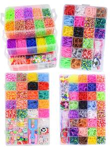 Soft Clay Letter Beads DIY Bracelet Jewelry Making Supplies Assorted Size Full Set, Suitable For Bracelets, Necklaces, Handmade Gifts For Family, Friends And Students - Multicolor - View 9