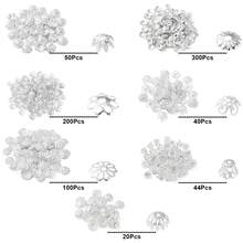 Approximately 750pcs Mixed Style Iron Flower Bead Caps For Diy Bracelet/necklace Making