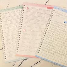 3pcs/Set English Handwriting Practice Books, With Reusable Writing Tools, Calligraphy Letters - Multicolor - View 7