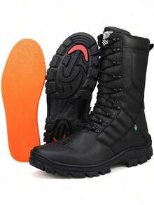 Military Boot Men's Tactical Combat Boots Zipper Comfort Insole Tátik Boots