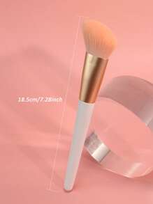 1 Pennello per blush in polvere crema, pennello per blush in polvere smussato per blush liquido e in polvere, strumenti per il trucco del viso
