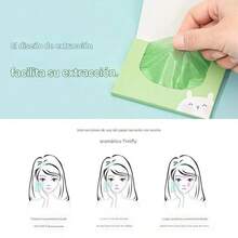 Kit de 600 Papeletas Absorbentes de Grasa Facial Aromas - Multicolor - Ver 6