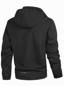 2025 New Spring/Autumn Lightweight Detachable Hooded Men's Windbreaker Jacket,Casual Outdoor Sports Sportswear