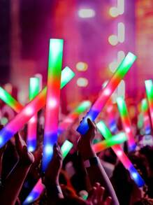 305PCS Foam Glow Stick, 3 Kinds Of Flash Mode Suitable, Glow Party Supplies, Suitable For Wedding Parties, Music Carnival, Birthday, Valentine's Day Party And Other Festive Atmosphere Decoration
