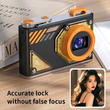 2.8" Digital Camera With 16X Optical Zoom, Suitable For Adults And Teenagers, Affordable Video And Photo Camera, Free 2 Stickers Included - LK-008 Black - View 3