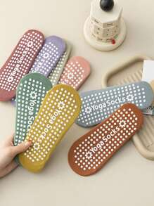 3/5/8 أزواج جوارب اليوغا للنساء، مانعة للانزلاق بسيليكون، قصيرة، أحادية اللون، مناسبة للياقة البدنية الداخلية، الرقص، اليوغا، صالة الألعاب الرياضية، أعمال الأرضية، الرياضات الداخلية، البيلاتس، الترامبولين، أحذية البالية، الخريف